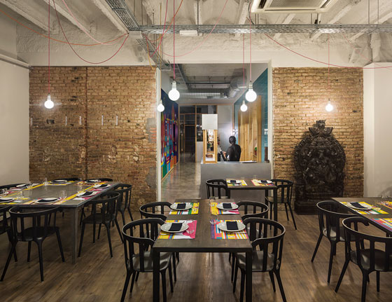 TANDOOR restaurant Barcelona designed by isabel lopez vilalta