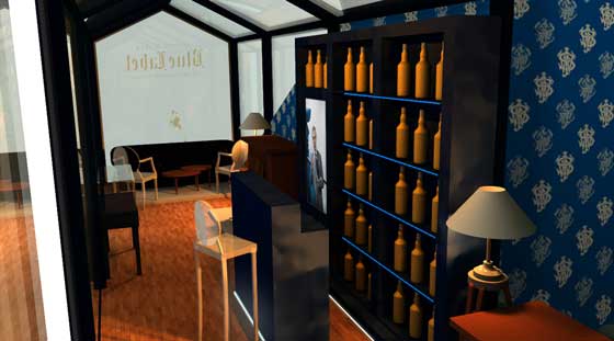 Pop Up Johnnie Walker Blue Store