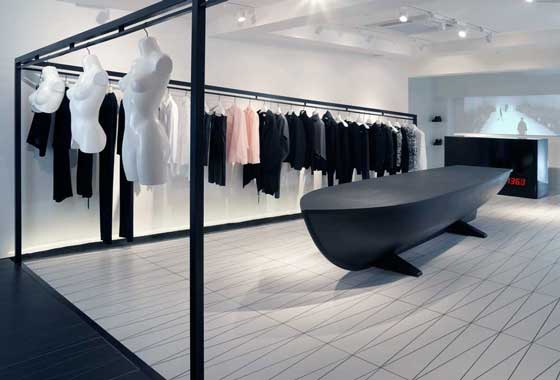 HUSSEIN CHALAYAN Flagship Store progetto ZCD Architects