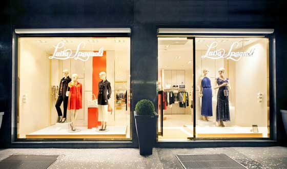 concept dello store Luisa Spagnoli di Milano