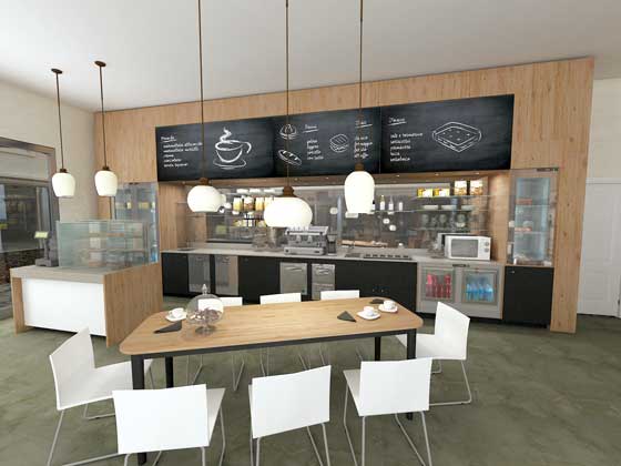 BRUGNOTTO MOVING GLASS FOOD RETAIL DESIGN 