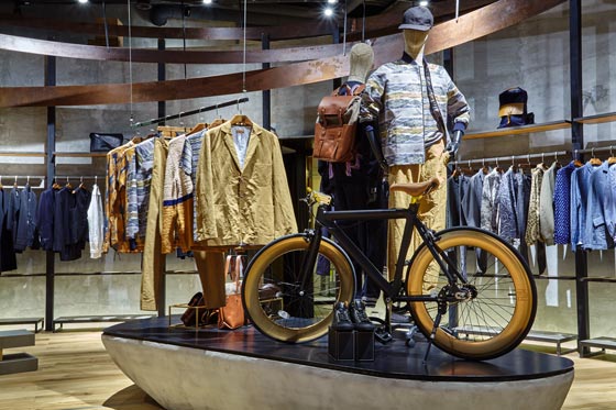 Interno di Both Boutique a Shanghai progettata da Prism Design