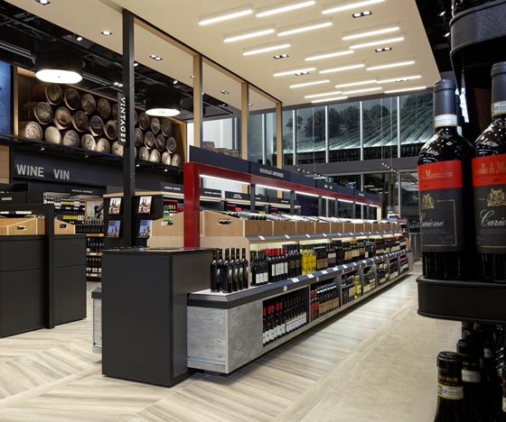 LCBO Urban Infill Store by II BY IV DESIGN LCBO Urban Infill Store retail display - II BY IV DESIGN