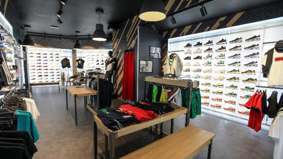 Il negozio The Athlete’s Foot di Firenze