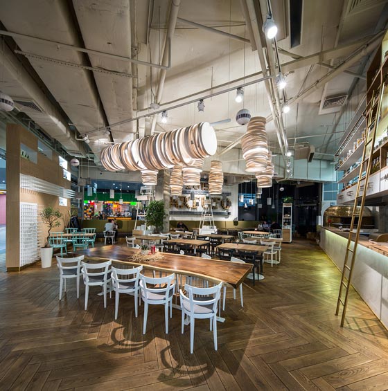 Trattoria Tartufo interior design by YOD Design Studio