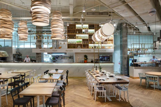 Trattoria Tartufo interior design by YOD Design Studio