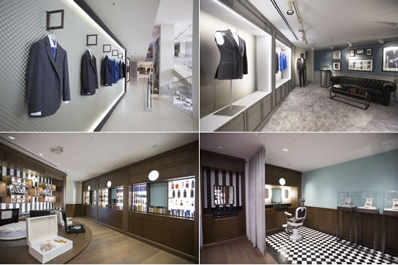 Panoramica dell’Emporium Men fashion store a Baku – progetto Garde Italy