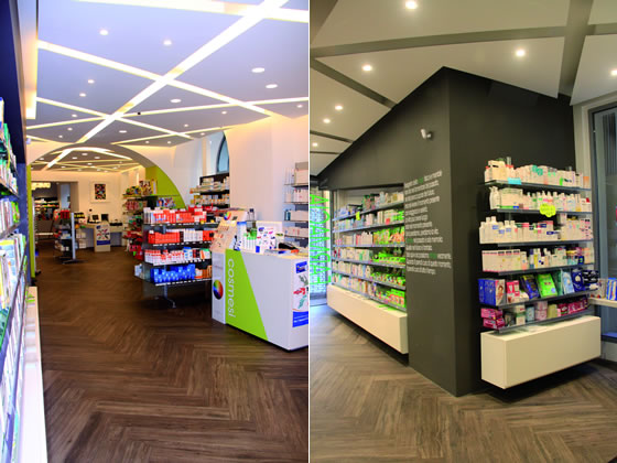 Farmacia con arredi Th.Kohl