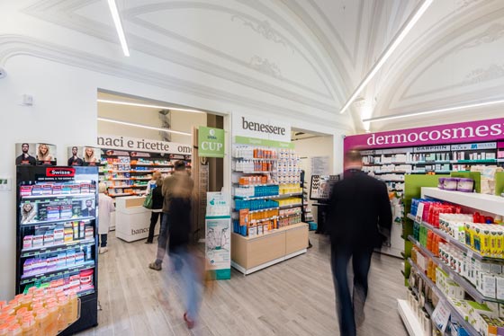 farmacie sfera concept cefla shopfitting
