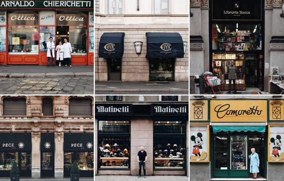 Pixartprinting t'insegno milano tour fotografico punti vendita negozi botteghe