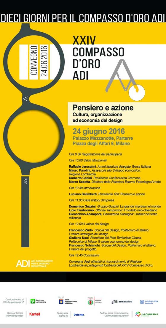 COMPASSO D'ORO 2016