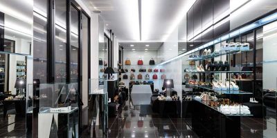 In the heart of Paris Linea Light Group lights up the Walter Steiger boutique