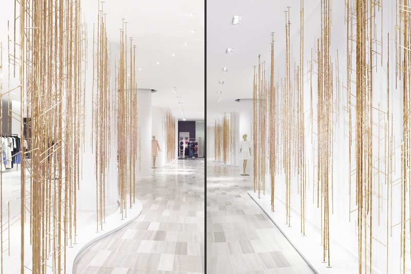 UNITFIVE Designs installation for Saks Fifth Avenue Toronto’s Queen Street Flagship