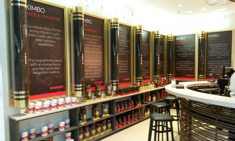 Kimbo concept store Fiumicino