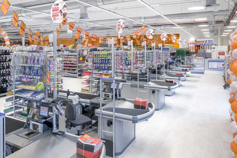 Cefla Shopfitting allestimento Iperal