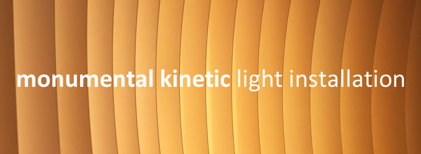 Solaris kinetic light installation Gilles Boissier