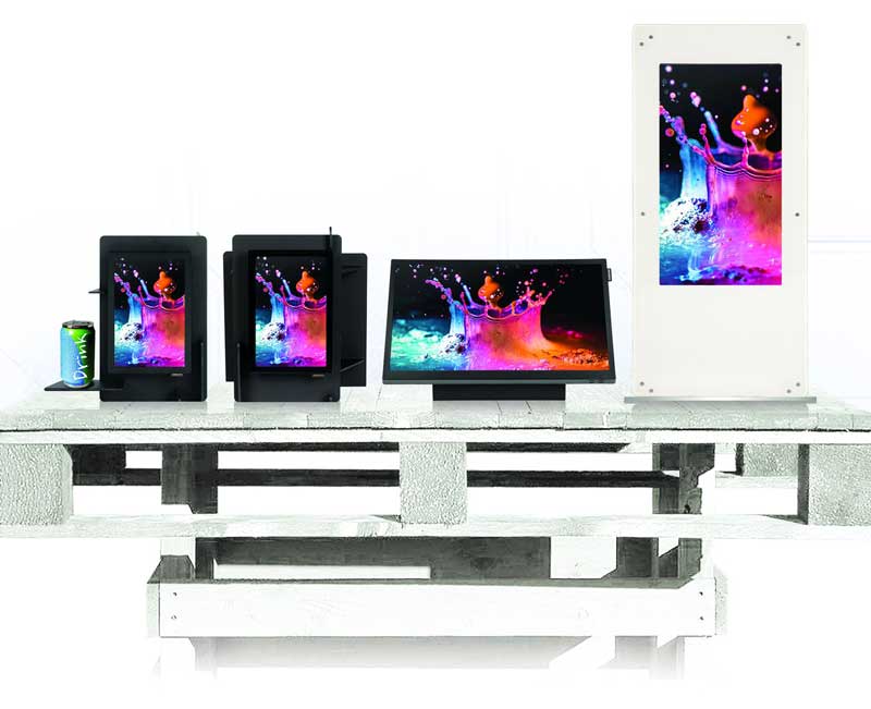 DominoDisplay mini totem banco