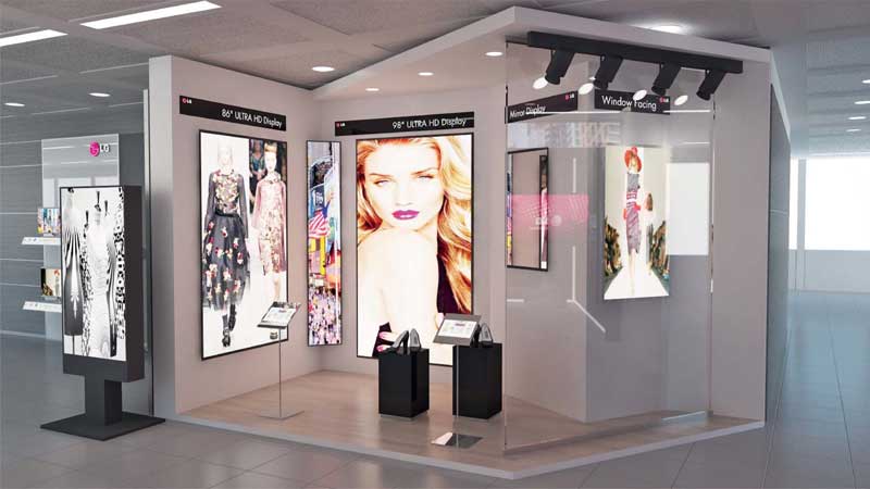 LG Information Display showroom milano