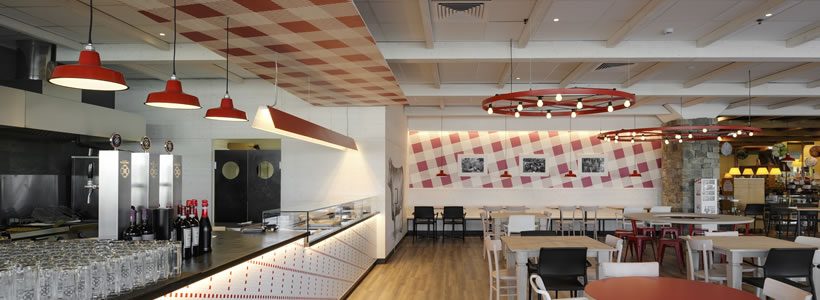 The studio A4A Rivolta Savioni Architetti develops a new concept: the “Musi Lunghi” grill restaurant for Iper, La grande i.