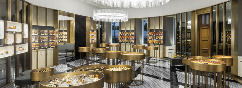 Piuarch retail design Amber Art san pietroburgo