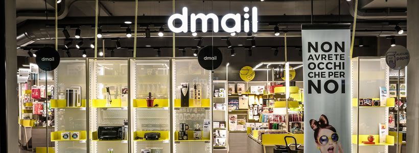 Migliore+Servetto Architects designs the new store format and a new logo for Dmail.
