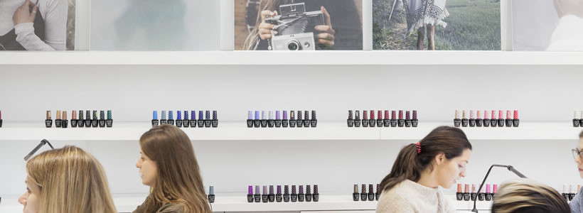Tuxedo retail design Le Manoir nail art Montreal