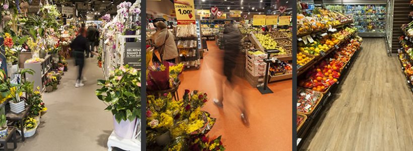 6milioni di persone ogni giorni camminano su pavimenti Gerflor, anche facendo la spesa nei punti vendita Carrefour Italia.