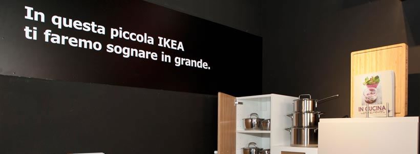The first Ikea Italian pop up store in Rome.