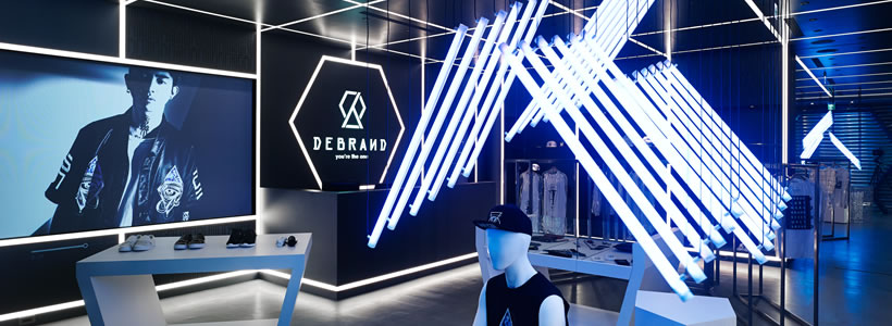 retail design Michelle Wei boutique Debrand Taipei