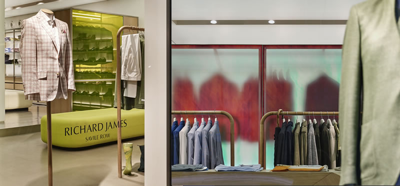 nuovo flagship store Richard James di Savile Row