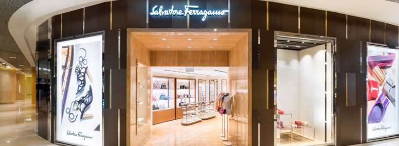 SALVATORE  FERRAGAMO re-opens its new store at Singapore Ion Orchard.