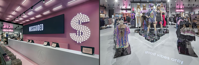 Missguided opens second store in Bluewater shopping centre, Kent.
