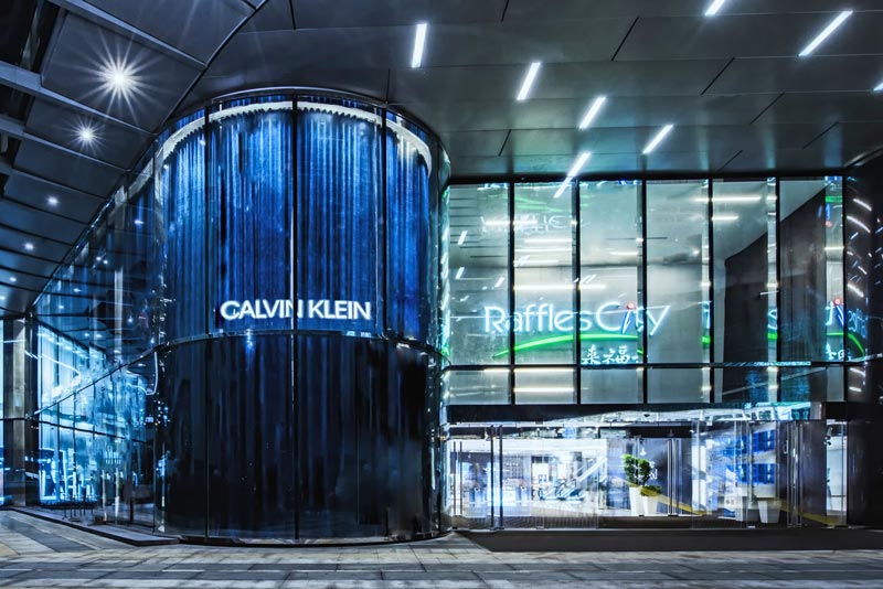 Calvin Klein flagship store Shanghai