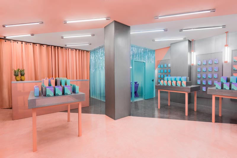 Masquespacio designs Doctor Manzana store