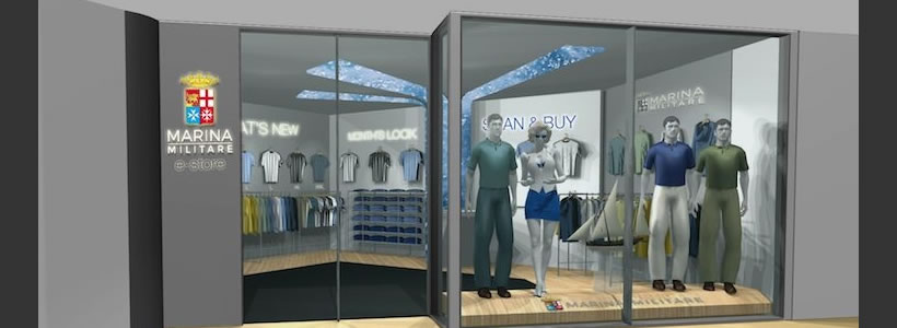 Marina Militare Sportswear progetto virtual store