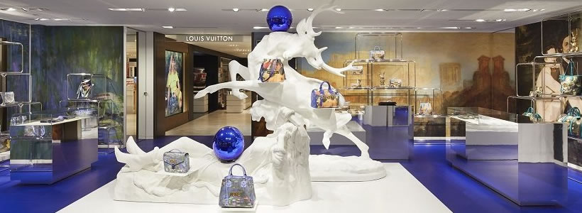 Louis Vuitton pop-up store Rinascente Jeff Koons