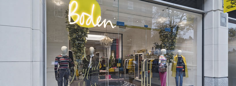 Dalziel and Pow designed Boden store