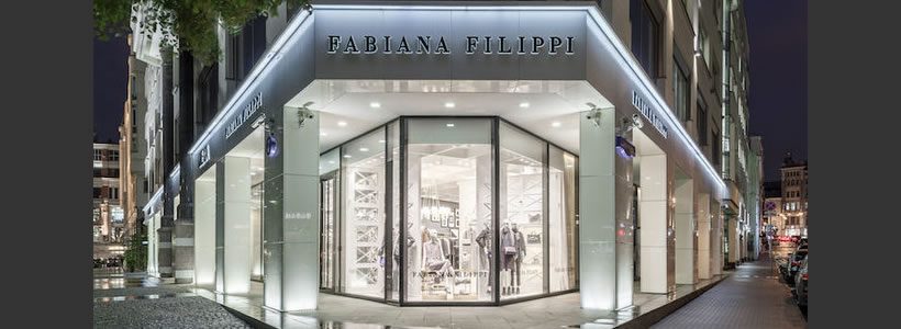 Fabiana Filippi inaugura una nuova boutique a Mosca.
