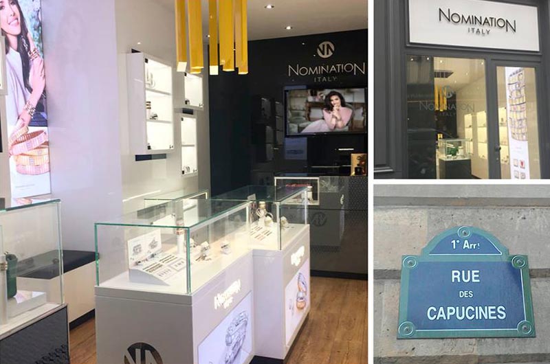 Nomination store monomarca a Parigi
