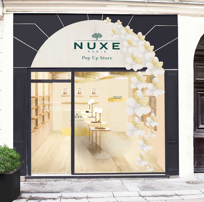 Nuxe temporary store Parigi