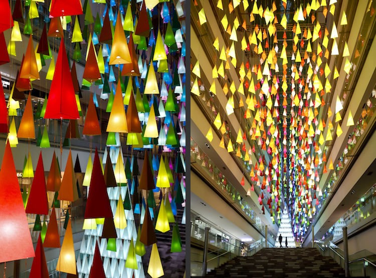 Omotesando Hills has collaborated with Emmanuelle to bring fusion of Illumination and "Art" into the mall for the Christmas season