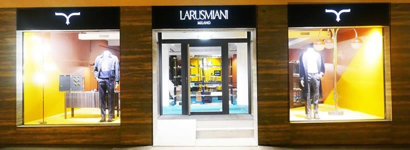 Larusmiani: un temporary store a Sankt Moritz.