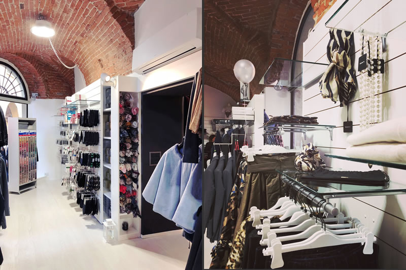 La boutique Valma di Romagnano Sesia, in provincia di Novara, è stata oggetto di un intervento di restyling curato da TERdesign.