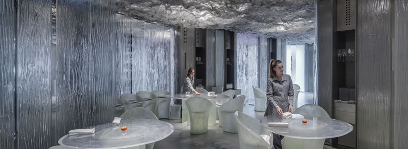 interior design ristorante Enigma Barcellona