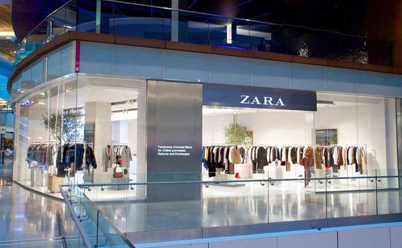 negozio del futuro Zara Londra