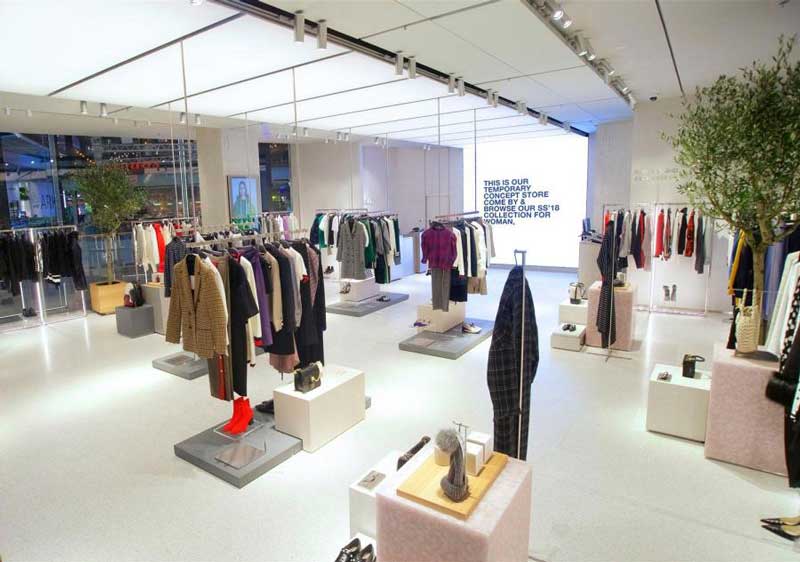 negozio del futuro Zara Londra