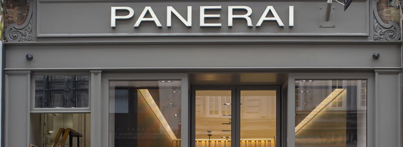 OFFICINE PANERAI inaugura la boutique di Londra.