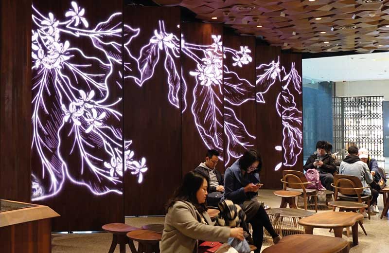 Porte Pivotanti FritsJurgens per Starbucks Shanghai
