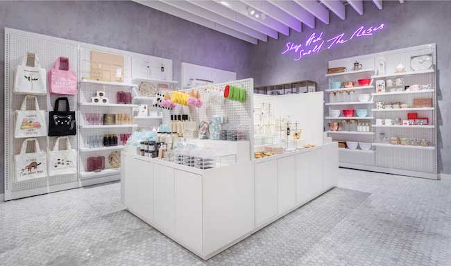 store design Uxus Riley Rose beauty boutique Usa