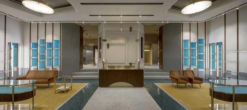 Il nuovo concept store Dsquared2